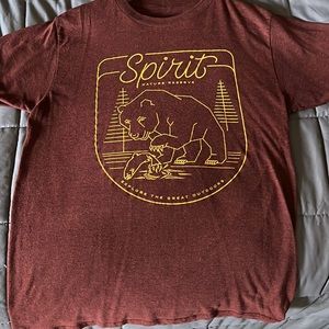 Small spirit nature reserve tee shirt